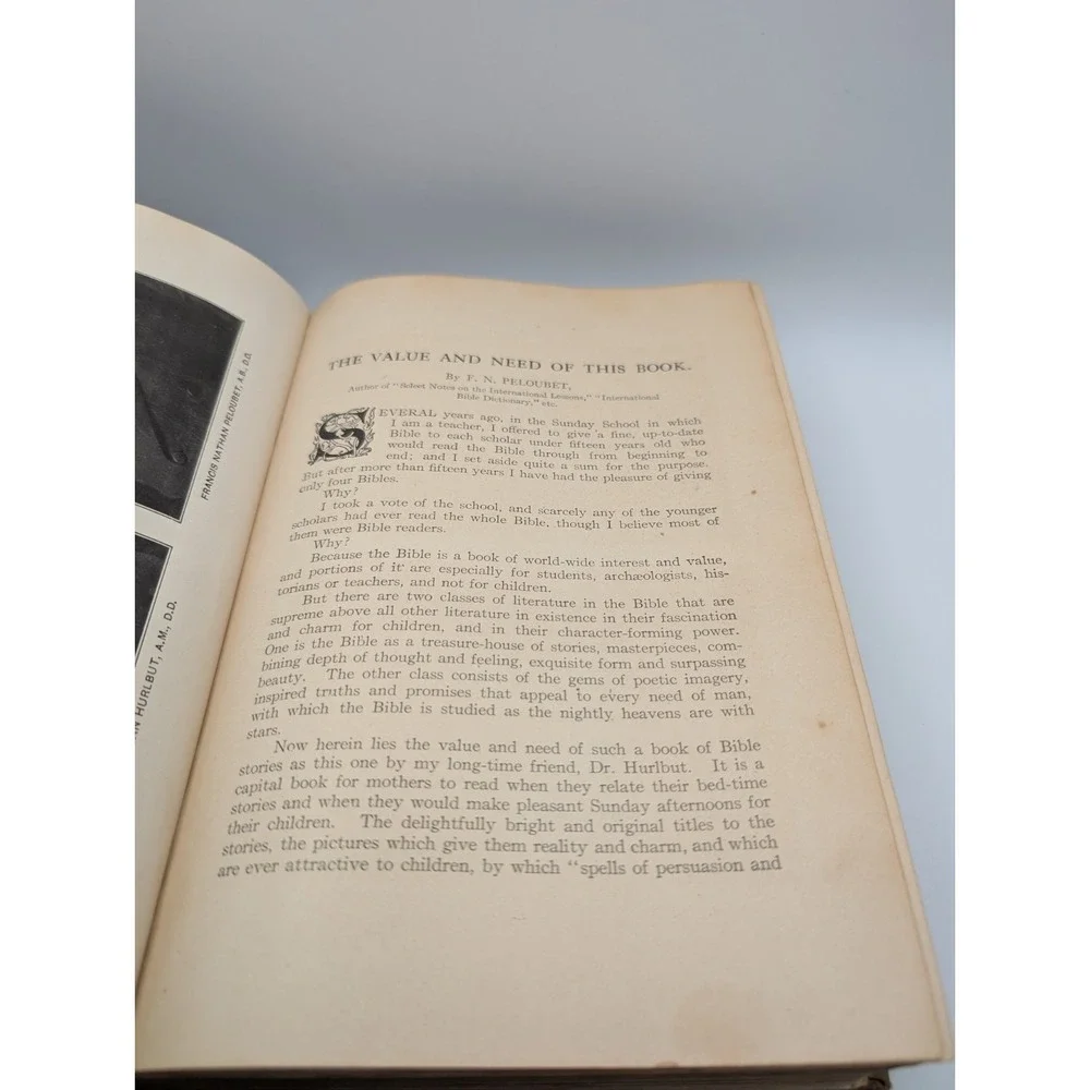 HURLBUT'S‎ Self-Pronouncing Story of Bible 1913 Hardcover